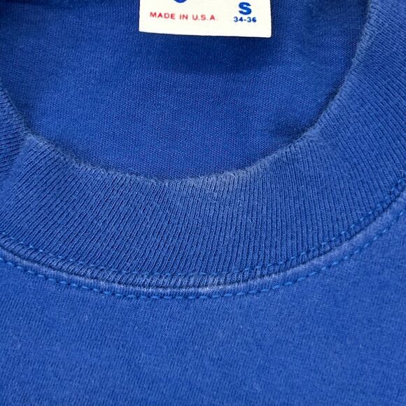 Vintage KB Systems T Shirt Mens Small Drag Auto Racing Dragster Hoses XRP Blue - Picture 5 of 8